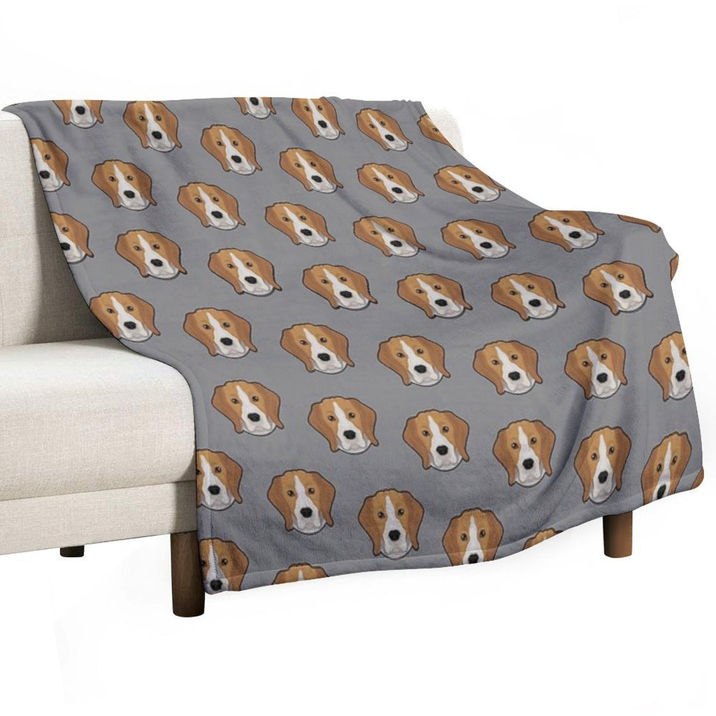 BEAGLES, BEAGLES AND MORE CUTE BEAGLES ~  BEDDING All-season Throw Blanket