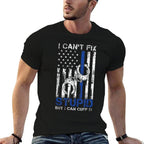 Funny Police Officer Gift Law Enforcement Police  Slim-fit Cut T-Shirt