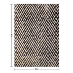 Black And White Pattern Easy Care Throw Blanket