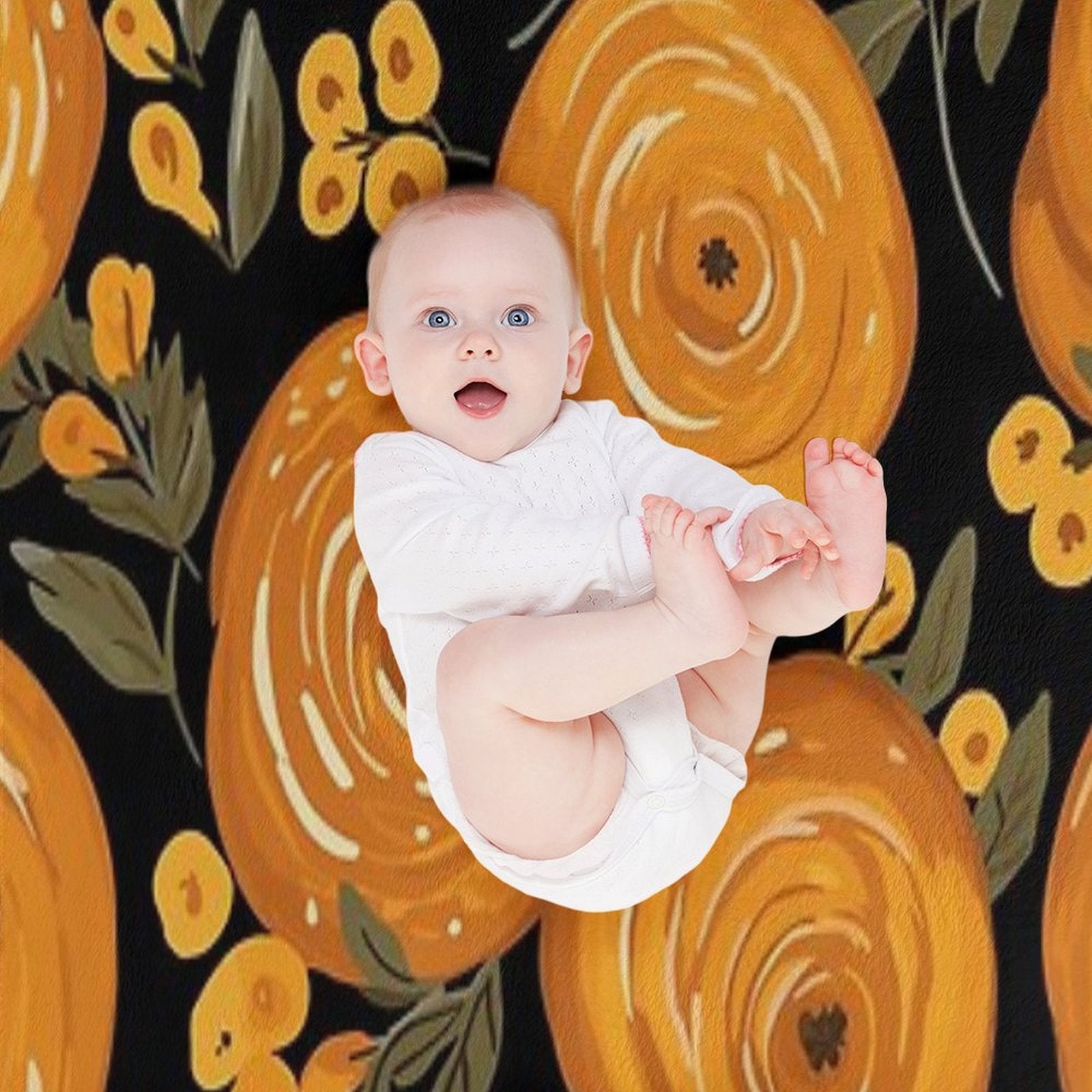 Honey Bun Wrinkle-free Throw Blanket