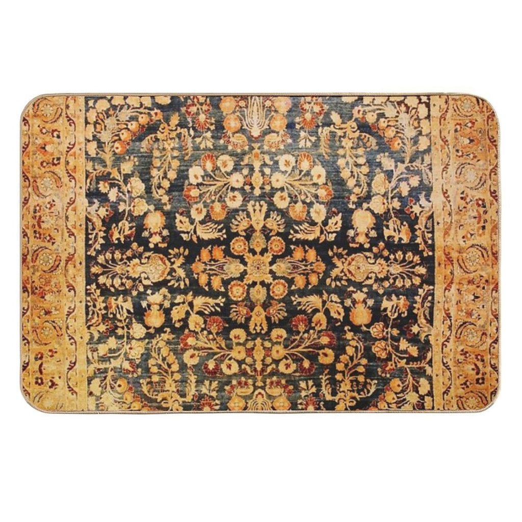 Antique Persian Khorassan Rug  Versatile Bath Mat