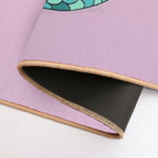 Mermaid Pug  Stain-Proof Bath Mat
