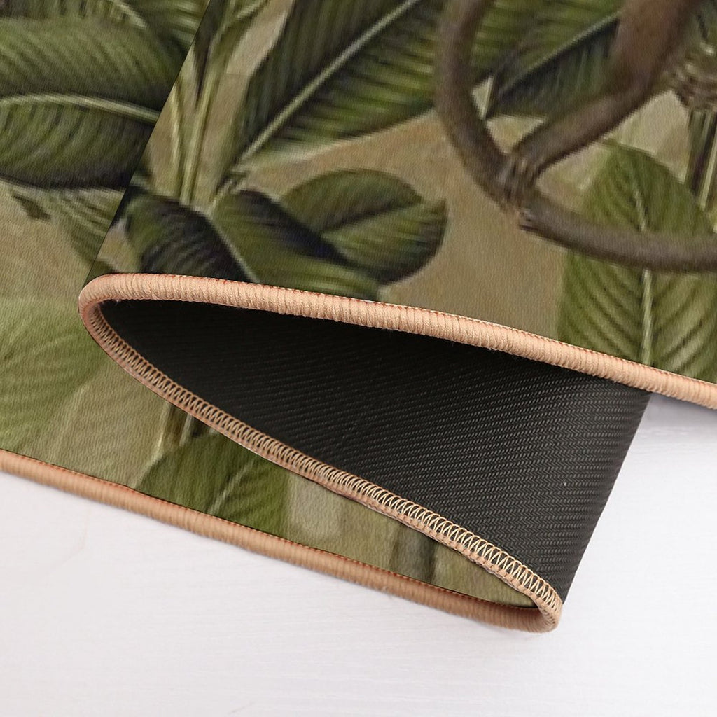 Monkey Jungle Botanical Garden  Non-Slip Bath Mat