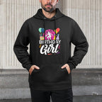 Basketball Bball Birthday Girl Female Birthday Girl Shape Retention Hoodie