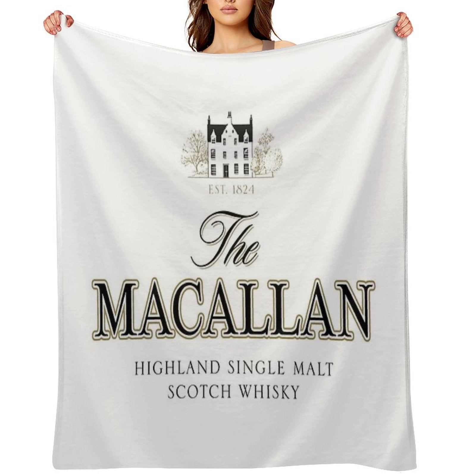The Scotch Whisky Plush Throw Blanket