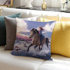 StarStable Horse Wallpaper Soft Bedroom Essential Throw Pillow