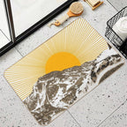 Mountainscape  Odorless Bath Mat