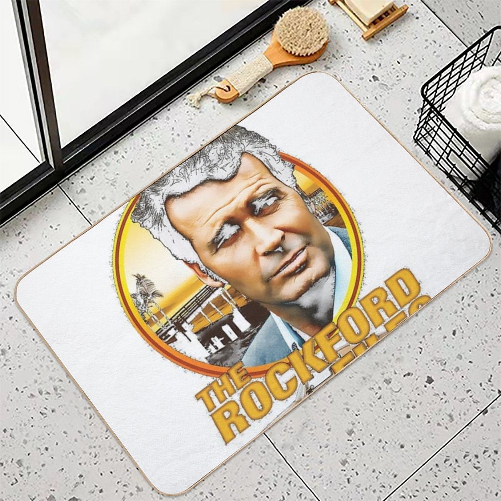 The Rockford Files 70S Retro Tv Show  Long-Lasting Bath Mat