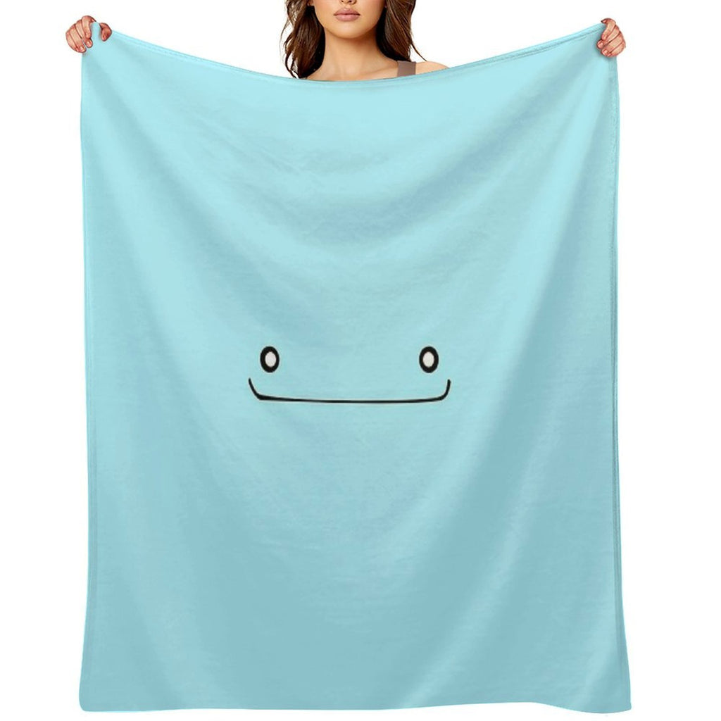 Wooper Face Sustainable Throw Blanket