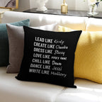 The Baby Sitters Club - Kristy, Claudia, Stacey, Mary Anne, Dawn, Jessi, Mallory Soft Warmth Comfort Throw Pillow