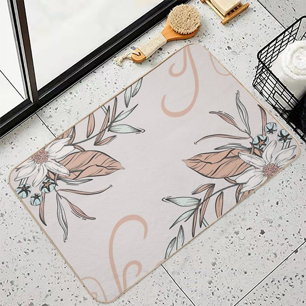 Flowers,nature Duvet Cover,pillows,blankets  Long-Lasting Bath Mat