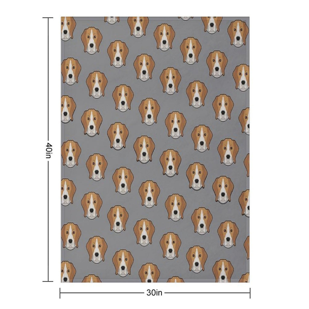 BEAGLES, BEAGLES AND MORE CUTE BEAGLES ~  BEDDING All-season Throw Blanket