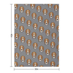 BEAGLES, BEAGLES AND MORE CUTE BEAGLES ~  BEDDING All-season Throw Blanket
