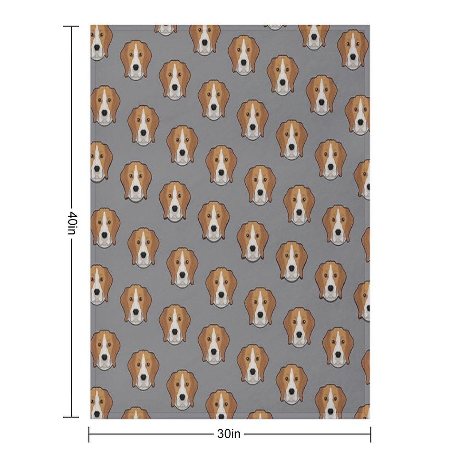 BEAGLES, BEAGLES AND MORE CUTE BEAGLES ~  BEDDING All-season Throw Blanket