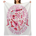 Pink Pony Club Chappell Roan Pink Design Sustainable Throw Blanket