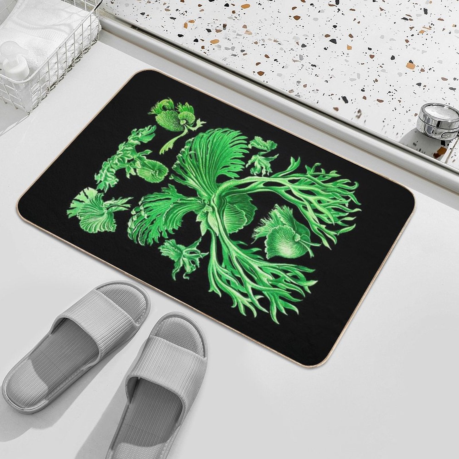 Plate 52. Platycerium Grande; The Staghorn, Or Elkhorn, Fern  Rapid-Drying Bath Mat