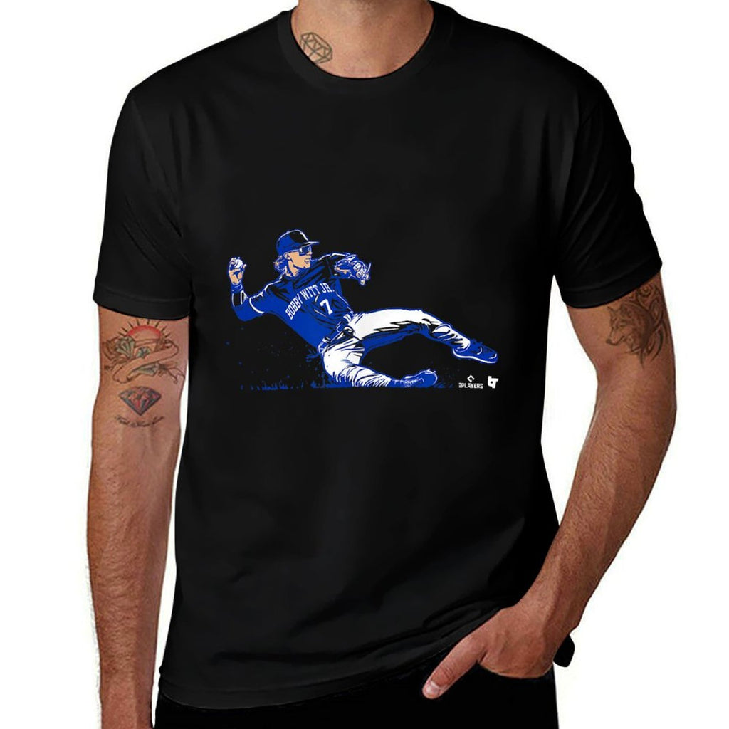 Bobby Witt Jr. Superstar Pose - Kansas City Baseball  Slim-fit Cut T-Shirt