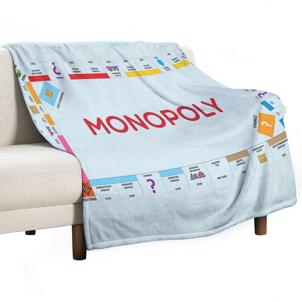 Monopoly Premium Throw Blanket