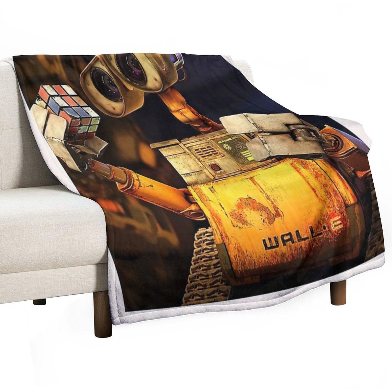 Cartoon Animation Wall E Quick-dry Throw Blanket