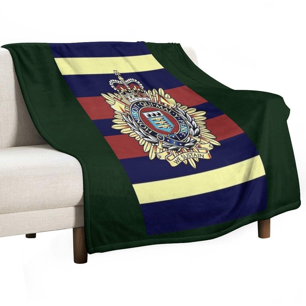 Royal Logistics Corps RLC CAP BADGE Multi-functional Throw Blanket