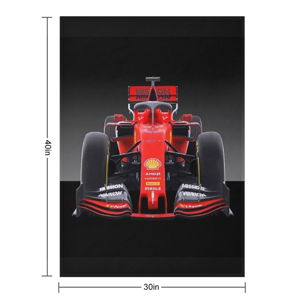 Ferrari F1 Formula 1 (#219) Easy Care Throw Blanket