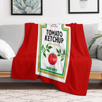 Ketchup Halloween 2023 Costume Family Group Matching Couple Mustard Mayo Gift-ready Throw Blanket