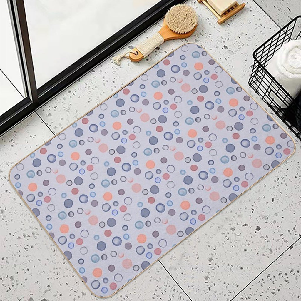 Circ De Bubble - Sorbet Yumminess  Slip-Resistant Bath Mat