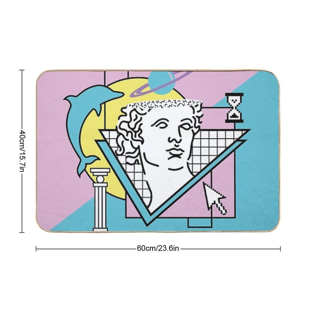 Apollo - Vaporwave - 80s  90s  Multi-Purpose Bath Mat