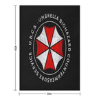 Umbrella Biohazard Countermeasure Service  Resident Evil 3 Plush Throw Blanket