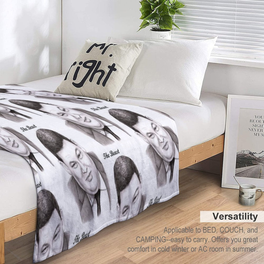 The Beast Wrinkle-free Throw Blanket
