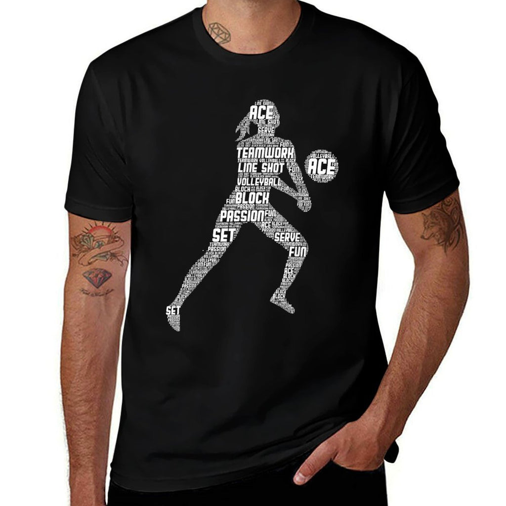 Volleyball Girl Women Youth  Quick-drying T-Shirt