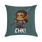 Chibi Lae'zel Soft Warmth Comfort Throw Pillow