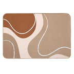Abstract Minimalist  Rapid-Drying Bath Mat
