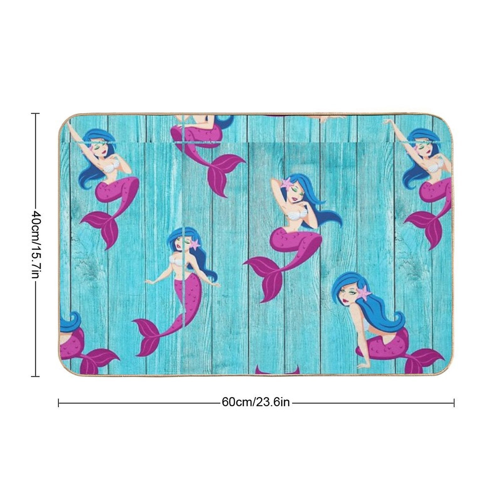 Mermaid Vibes 2  Long-Lasting Bath Mat