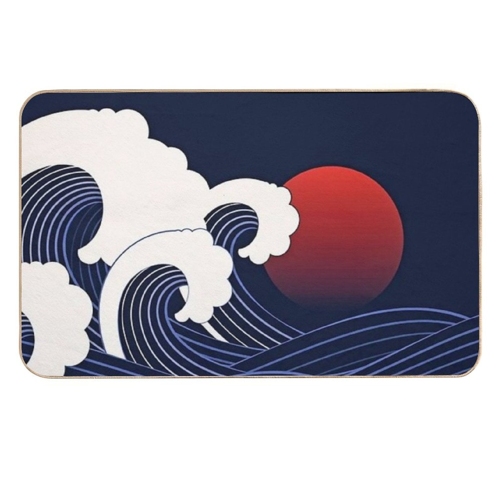 Japanese Art  Odorless Bath Mat