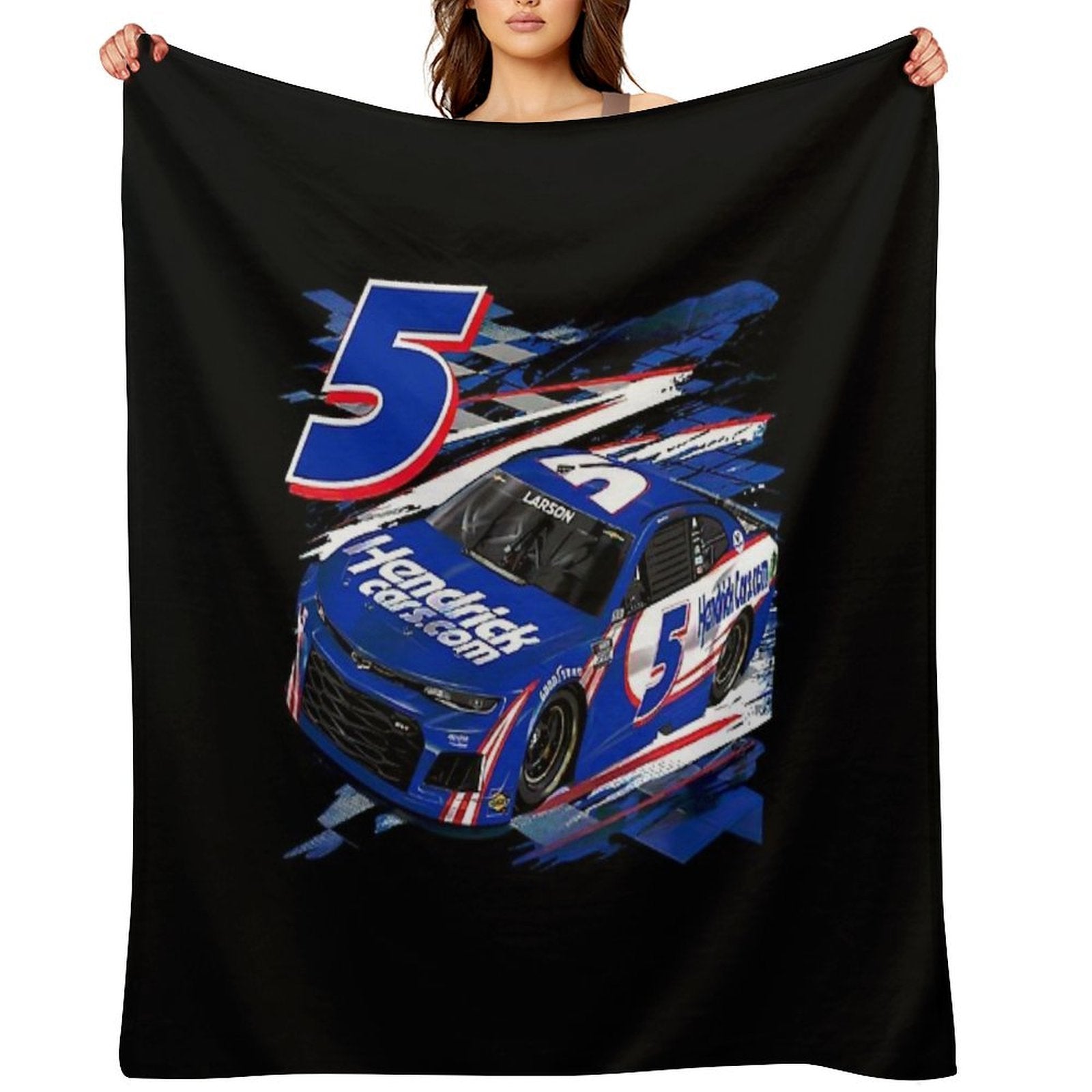 Kyle Larson Wins at Nashville, Kyle Larson Versatility Throw Blanket