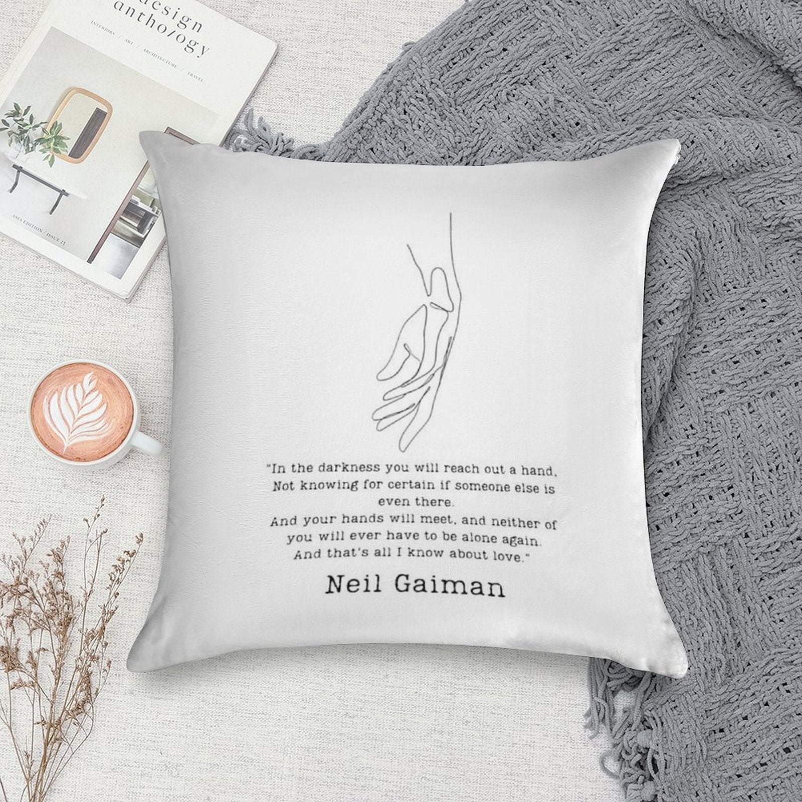 And That's All I Know About Love. Soft Warmth Comfort Throw Pillow