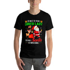Be Nice To Your Lunch Lady Santa Is Watching Christmas  Vintage-inspired T-Shirt