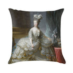Marie-Antoinette Reine De France - Anonyme, D'après Louise-Elisabeth Vigée Le Brun Soft Durable Construction Throw Pillow