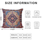Kashan Central Persian Rug Print Soft Skin-Friendly Throw Pillow