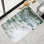 Eucalyptus Leaves And Branches  Repositionable Bath Mat