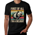 Opossum First Of All Im A Delight Possum Gifts For Men Women  Heathered Texture T-Shirt