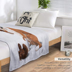 The Boxer (Wordless) Easy Care Throw Blanket