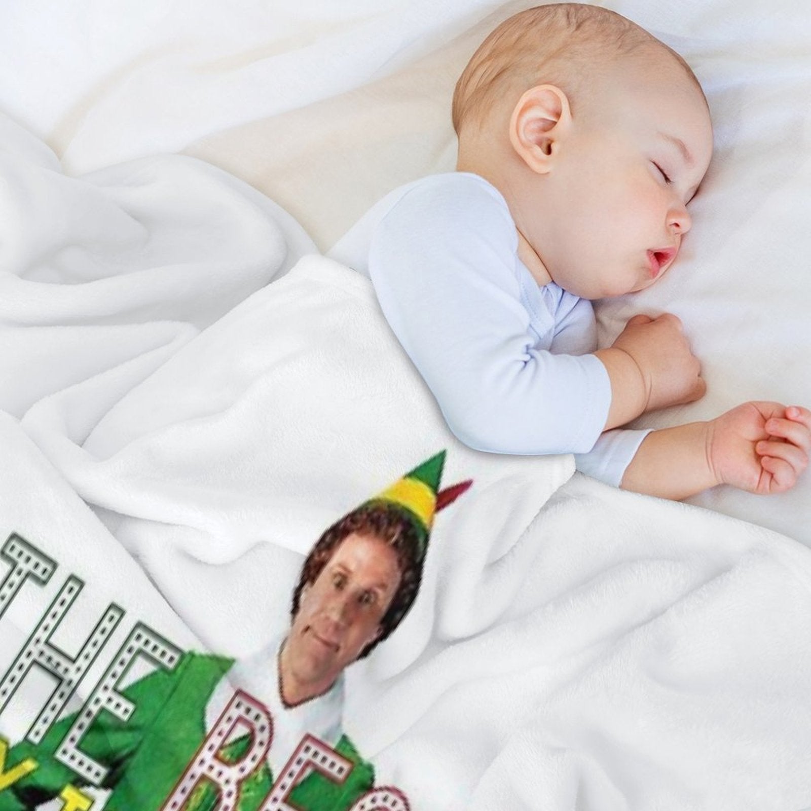 The Best Way to Spread CHRISTMAS CHEER Is Singing Loud for All to Hear BUDDY The ELF Christmas Movie Quote Will Ferrell Plush Throw Blanket