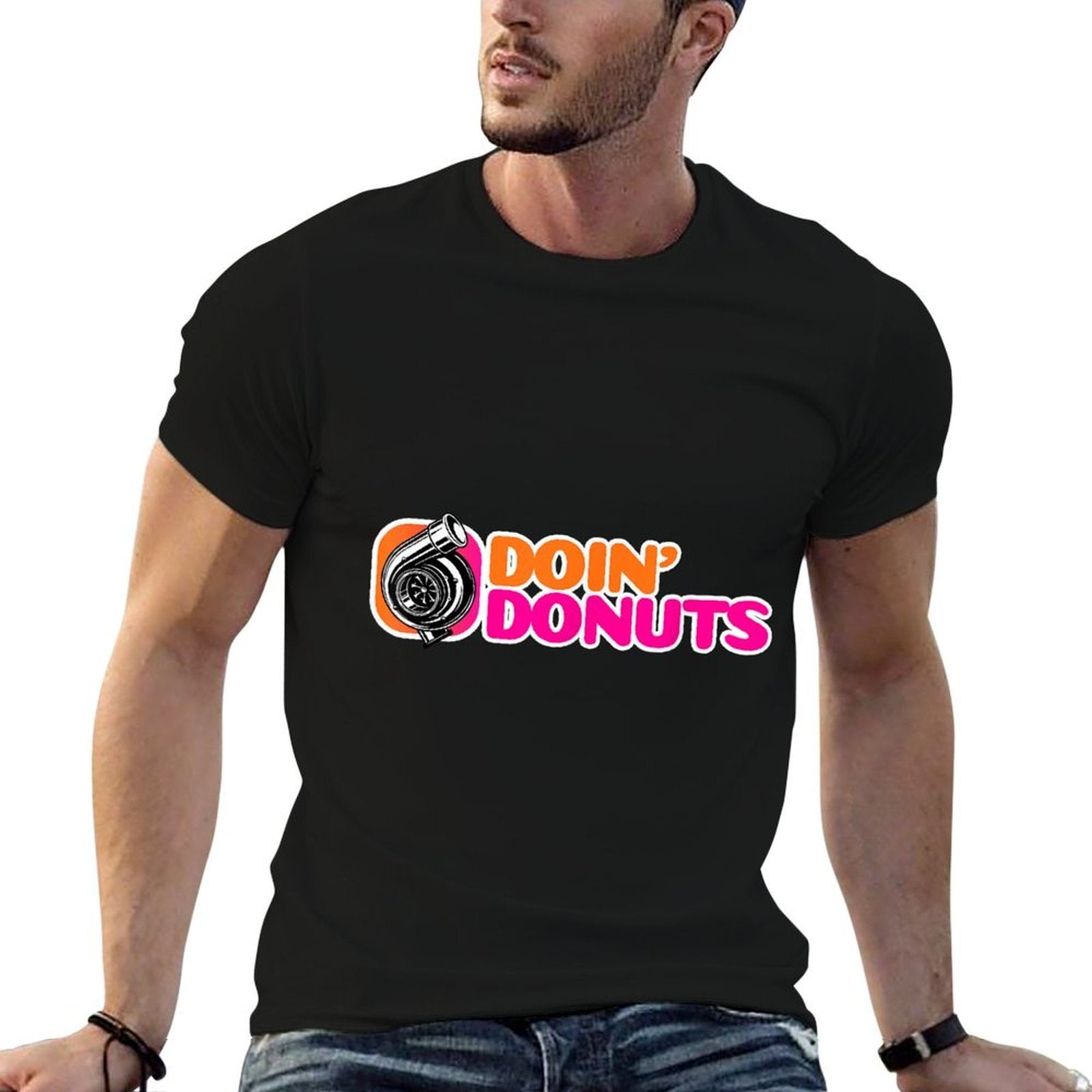 Doin Donuts - Funny Racing  Drift Car Enthusiast Mechanic  Vintage-inspired T-Shirt