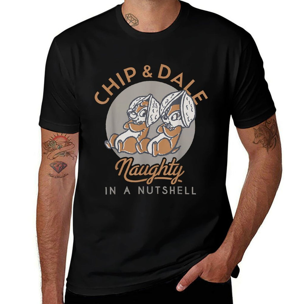 Disney Chip N Dale Naughty in A Nutshell  Soft T-Shirt