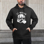 Funny Baseball Softball Season Apparel L7 Weenie Machine Washable Hoodie