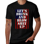 Funny Fireworkss For Men Women Day Drinking 4th July  Cotton T-Shirt
