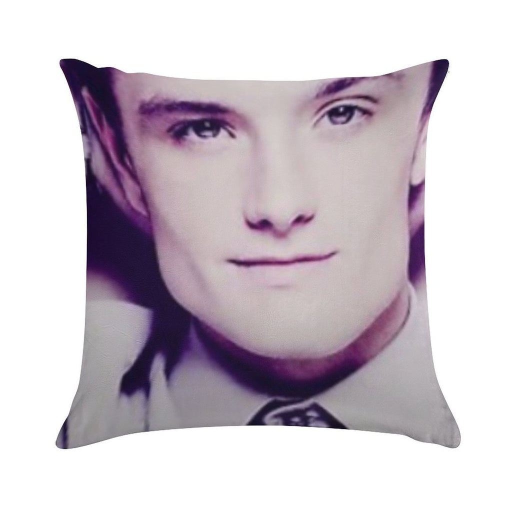Josh Hutcherson Whistle Soft Shrink-Resistant Throw Pillow