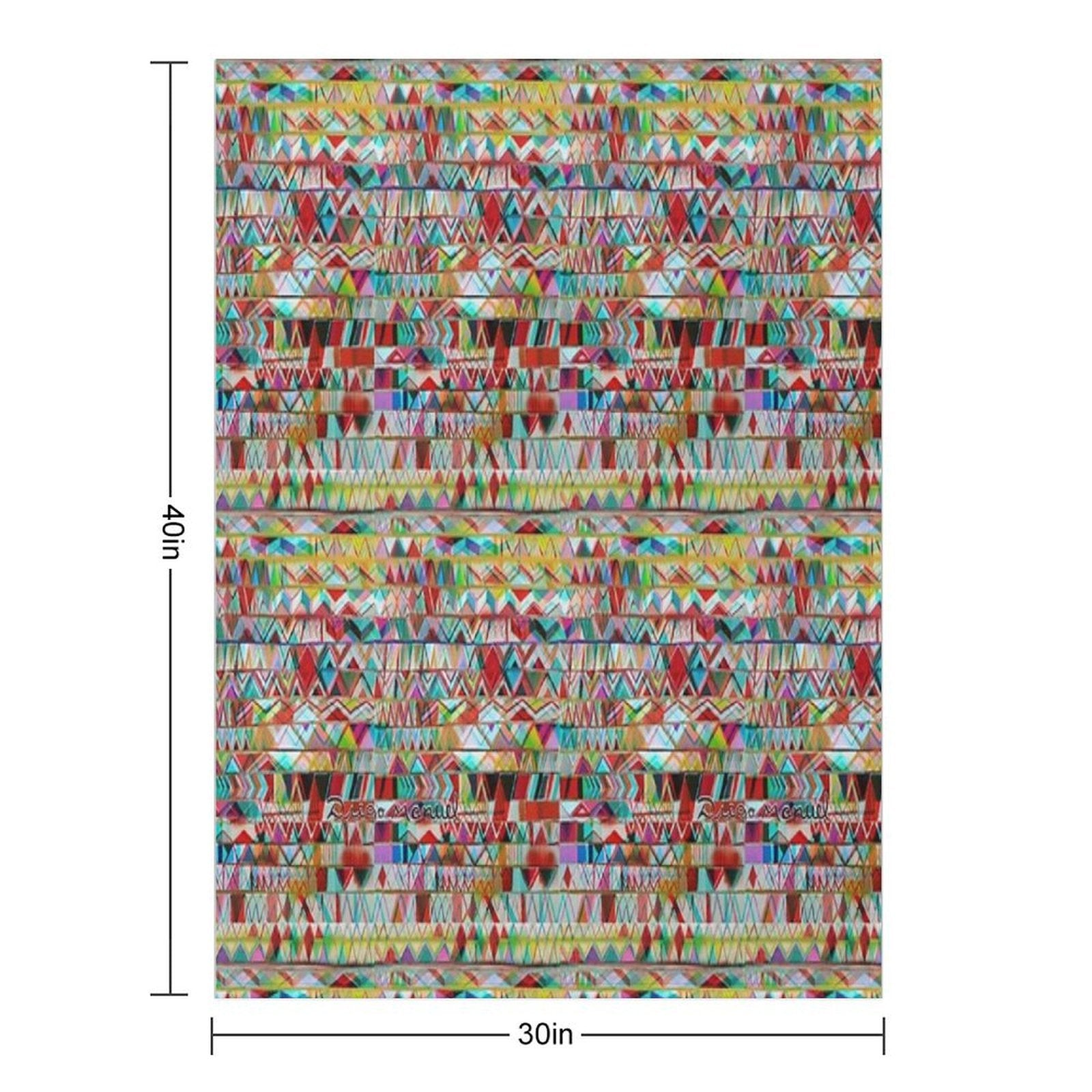 Composition 24 2 Eco-conscious Throw Blanket